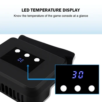 Údaje Žaba Chladnejšie Radiátor Základňu S Chladiaci Ventilátor Pre Nintendo Konzoly Prepínača Chladenie Chladič S LED pre NS Prepínač Príslušenstvo