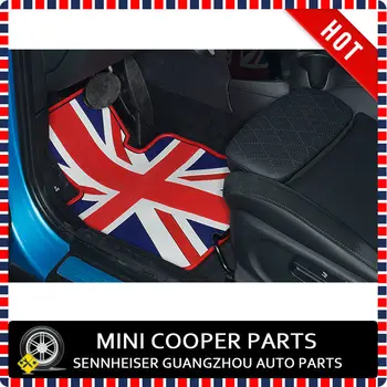Úplne Nové Gumy Materiál Veľké Úniu Jack Štýl Nohy Mat Pre Mini Cooper Krajana S R60 (4 Ks/Set)