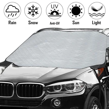 Čelného skla Snow Sun Kryt, odolný proti otrasom, prachu Mráz na Odstránenie Prachu, Anti-UV Truck Van pre SUV Autá Vonkajšie Príslušenstvo Zimné Dodanie