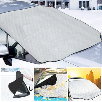 Čelného skla Snow Sun Kryt, odolný proti otrasom, prachu Mráz na Odstránenie Prachu, Anti-UV Truck Van pre SUV Autá Vonkajšie Príslušenstvo Zimné Dodanie