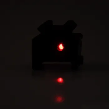 Červená Bodka Laserový Zameriavač S Mini Nastaviteľné Kompaktný Odnímateľný Fit 20 mm Picatinny Rail Pre Pištole Vzduchu-zbraň, Pušku Lov