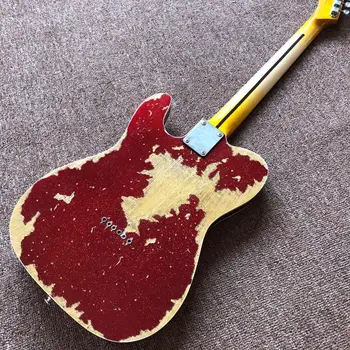červená hviezda rúk pamiatky elektrická gitara , Čínskej továrne pamiatky elektrickú gitaru do ruky , kvalitné gitarové