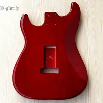 červená, svetlo zelená, color sunburst ST gitara telo topoľové drevo ST gitara barel