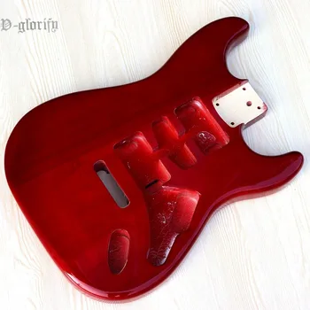 červená, svetlo zelená, color sunburst ST gitara telo topoľové drevo ST gitara barel