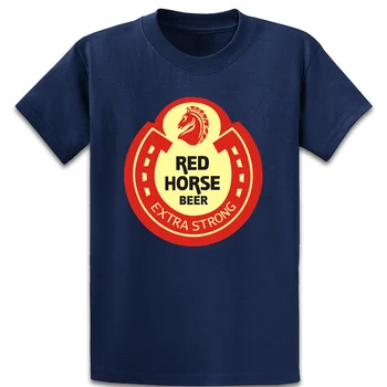 Červený Kôň Pivo Tričko Fit Lete Komické Jedinečnú S-XXXXXL Krátky Rukáv Prispôsobiť Oblečenie Tričko