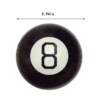 Čierna 8 Predpovedať, Magic Ball Strany Prop Darček pre Deti Prenosný Zábavný Sférické Hračka