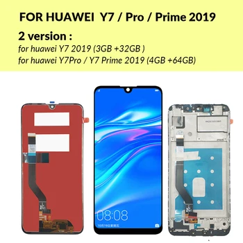 Čierna LCD Displej Pre Huawei Y6 Y7 Predseda Pro 2019 Displej + Dotykový Displej Náhradná Pre Huawei Y9 2019 Vychutnať 9 Plus Y9 2018 LCD