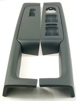čierna Pre Škoda Superb 2007-dvere, rukoväť,predné ľavé dvere, lakťová opierka poľa vodiča bočné vnútorné rukoväť rámu,zdvihákov spínaciu skrinku