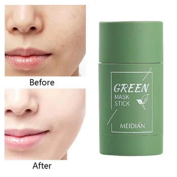 Čistiť Tvár Masku Blato Pokožky Zelený Čaj Čistí Tvár Masku Stick Čistí Póry Nečistoty Hydratačné Hydratačný Zubov Starostlivosť O Tvár