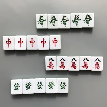 Čínsky charakteristiky chladnička magnet Mahjong magnetických nálepiek živice chladnička nálepky správu foto nálepky
