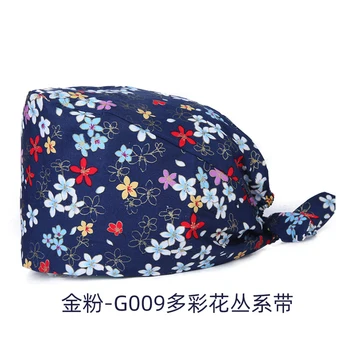 Čínsky štýl, tlačené klobúk módne multicolor lekár klobúk pet nemocničná sestra, peeling, klobúk bavlna tekvica klobúk bežné kuchár klobúk turban