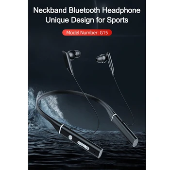 Šport Bluetooth Slúchadlá Bezdrôtové Slúchadlá Stereo 5.0 Headset Podpora TF Kariet MP3 s Mikrofónom