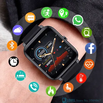 Šport Smart Hodinky Muži Ženy Smartwatch Pre Android IOS Bluetooth Fitness Tracker Elektronika Smart Hodiny Full Touch Smart-hodinky