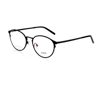 Šírka-138 čistého titánu ženy okuliare rám retro kolo mužov okuliare rám žena optické krátkozrakosť, okuliare, okuliare na čítanie jasné