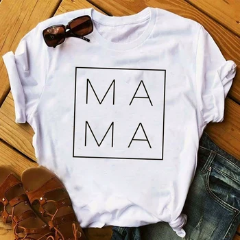 Ženy 2020 Kvet Medveď, Mama Roztomilý Mama Oblečenie Mama Mária, Matka Deň Dámy Grafické Žena Dámske Top Tričko T-shirts Tričko T-Shirt