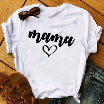 Ženy 2020 Kvet Medveď, Mama Roztomilý Mama Oblečenie Mama Mária, Matka Deň Dámy Grafické Žena Dámske Top Tričko T-shirts Tričko T-Shirt