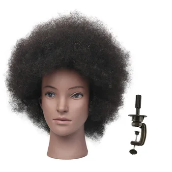 Ženy Afro Kati Hlavu S Ľudské Vlasy Na Pletenie Afro Vlasy Školenia Hlave Vlasy Kati Bábika Hlave Vlasy Styling Manekýnky