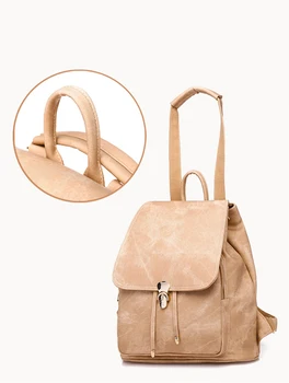 Ženy Batoh Vintage 2pc/Set Schoolbags pre Dospievajúce Dievčatá Nepremokavé PU Kožené Tašky cez Rameno Žena Cestovné tašky Mochilas