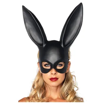 Ženy Bunny Ucho Maska Zajac Dlhé Uši Maska Maškaráda Strany Kostým narodeniny, svadba, Vianoce, Halloween Vianoce