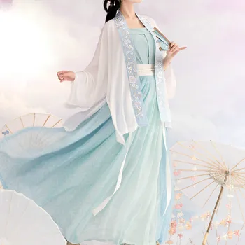 Ženy Hanfu Kostýmy Staroveké Čínske Tradičné Svadobné Šaty Jar Jeseň Starobylej Piesne Dynastie Víla Šaty, Oblečenie Pre Lady