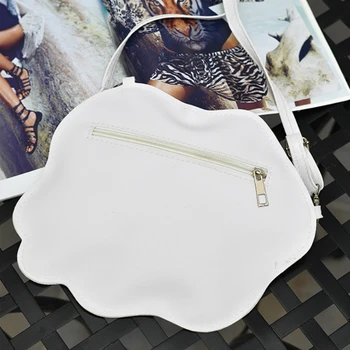 ženy taška PU Klapka Jeden Bežné Pevné Zips, Tašky cez Rameno, Poached Egg Kórea Originality telefón taška kabelku