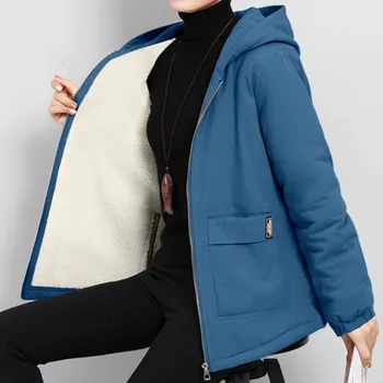 Ženy Zimný Kabát 2020 Nový kórejský Veľké Veľkosti Voľné Kapucí Bunda na Jeseň Bežné Plus Nežnej Ženskej Windbreaker Plus Veľkosti 6XL Y562