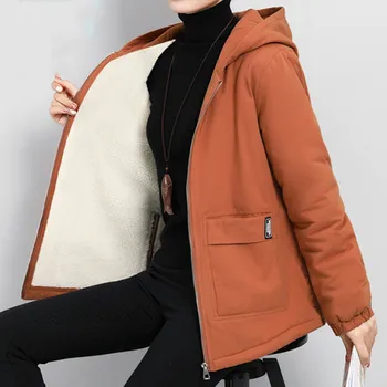 Ženy Zimný Kabát 2020 Nový kórejský Veľké Veľkosti Voľné Kapucí Bunda na Jeseň Bežné Plus Nežnej Ženskej Windbreaker Plus Veľkosti 6XL Y562