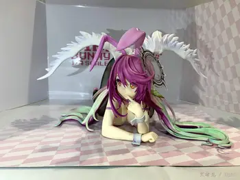 Žiadna Hra Nie Život Flueqel Jibril Bunny Dievča Údaje Japonské Anime Sexy Dievča PVC Akcie Obrázok Hračky Zberateľskú Model Bábiky Na Darček