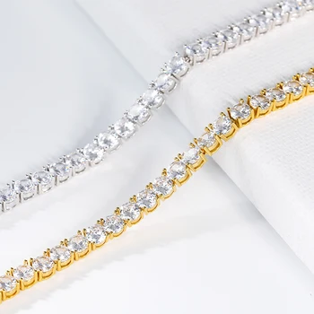 Žiarivý Zirkón Náramok Platinum Luxusné Módne Crystal Perličiek Náramok Pre Ženy CZ Šperky Bridesmaid, je Dar Regalos Para Mujer
