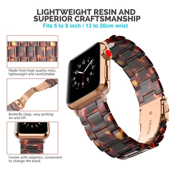 Živica popruh pre Apple hodinky 5 4 44 mm 40 mm, kovové pracky, náramok pre iwatch série 3/2/1 42mm 38mm Nahradenie watchband