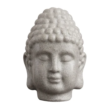 Živica Sochu Budhu India Buddha Hlavu Sochy Šakjamúni Tathagátu Figúrka pre Domáce Kancelárie Dekor Obchod Ornament